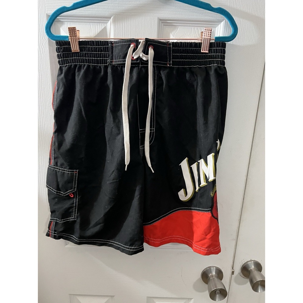 Mens Sz S Genuine Jim Beam Black Board Shorts